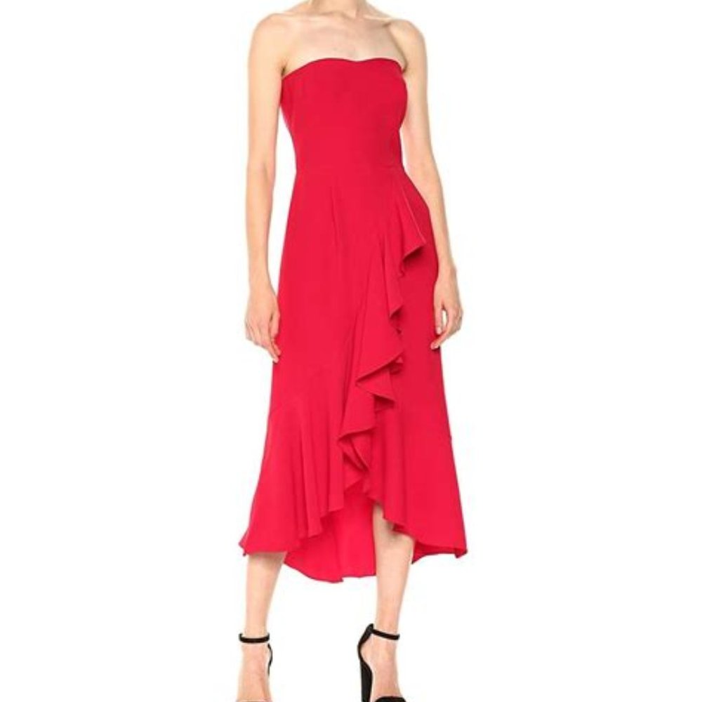 Amanda Uprichard FERNANDA STRAPLESS DRESS